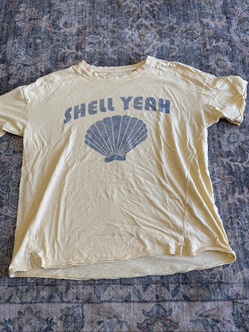 Aerie- "Shell Yeah" Graphic Tee - Yellow - Picture 3 of 3